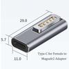 Type C Magnetic USB PD Adapter for Apple Magsafe 1 Magsafe 2 MacBook Pro USB C Female Fast Charging Magnet Plug Converter