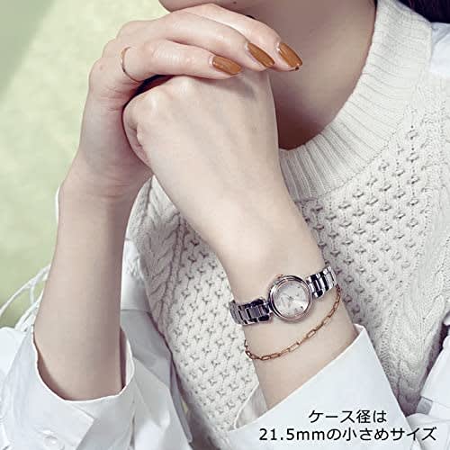 CITIZEN XC Eco-Drive (Silver with Pink Gold, Water Resistant for Daily Use, Women's) EW5574-51W Mizu Collection Citizen Solar