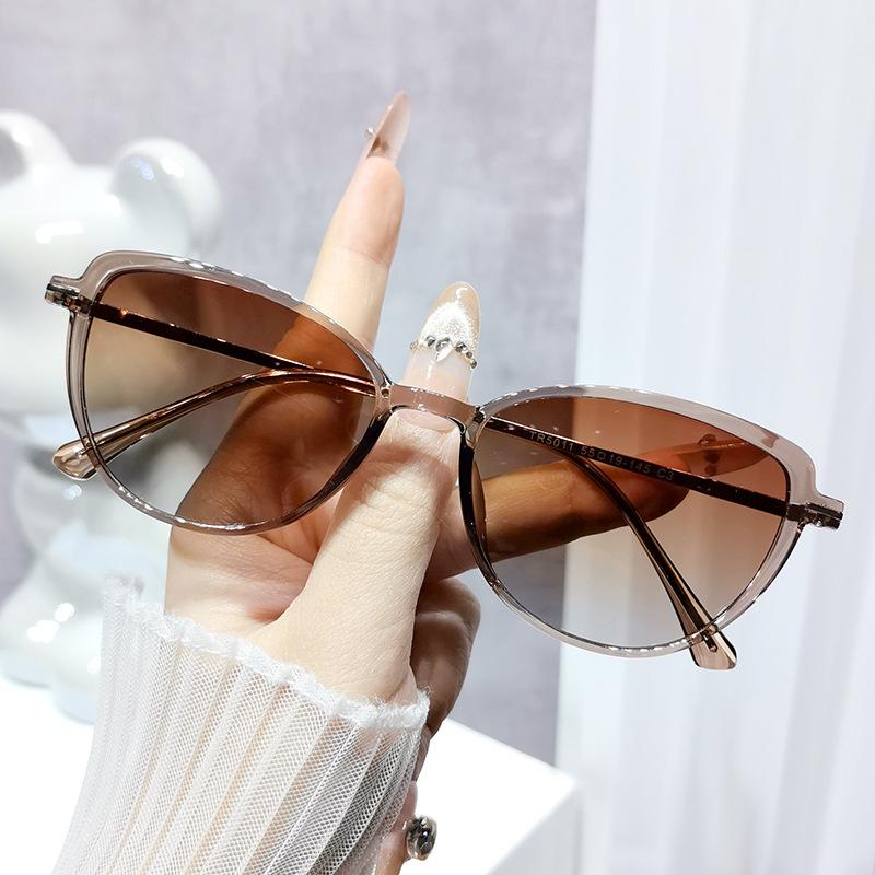 Women'S Polarized Sunglasses, Fashionable Retro Sunglasses, Men'S Trendy, Uv-Proof Cat-Eye Glasses.