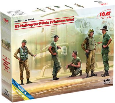 ICM 1/48 US Army Helikopterpilot (Vietnamkrieg) Plastikmodellbausatz 48089