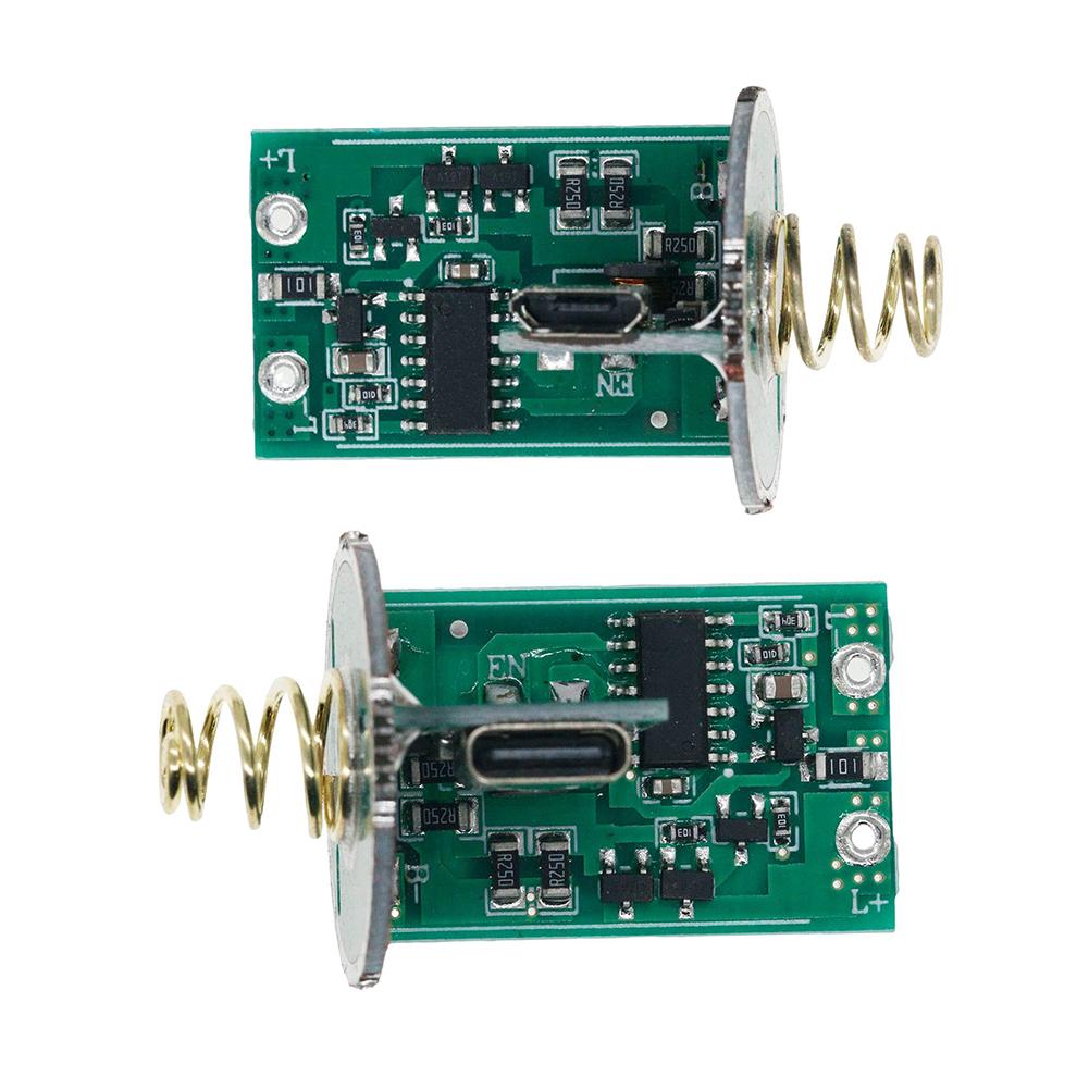26650 Lithium-Batterie-Treiberplatine für Taschenlampe mit integriertem Schalter