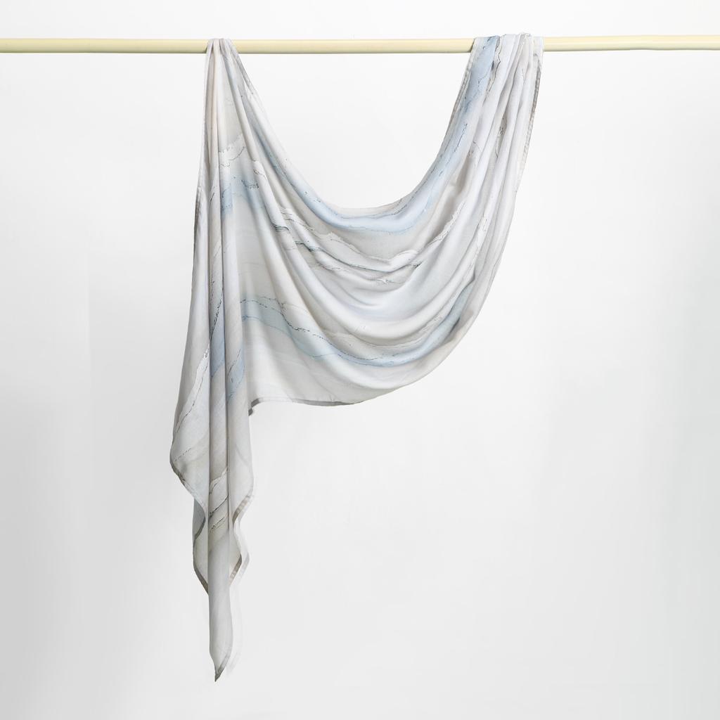 Fashion Printed Watercolor Modal Hijab Scarf For Woman Muslim Digital Printing Shawls Turban Ramadan Headscarf Scarves 170*70Cm