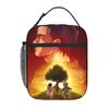 1 Piece Portable Lunch Container Run  Zipper Closure Durable Pocket Attack On Titan  For Lunch Lunch Box Bag