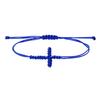 Stylish Hand-woven Cross Hand Rope Adjustable Jade Thread Women's Woven Bracelet Combination