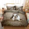 3D The Rabbit Bedding Sets Duvet Cover Set With Pillowcase Twin Full Queen King Bedclothes Duvet Cover