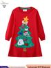 European & American Christmas Style Long-Sleeved Girls' Dress - Children's Autumn Princess Skirt 2026