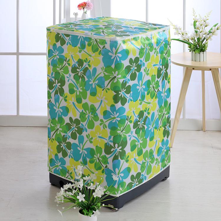 Kang's Satin Fabric Dust Cover for Vertical Pulsator Double Tub Washing Machines