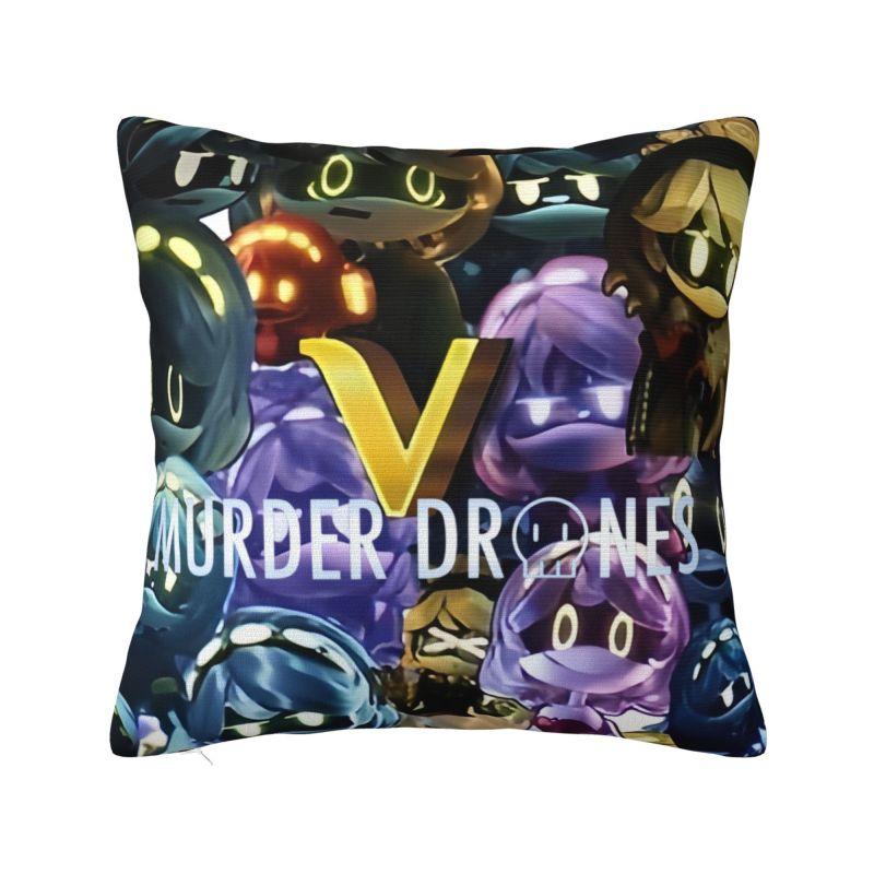 Custom Games Murder Drones Anime Pillow Bedroom Decoration Fashion Movies Chair Cushion Square Pillowcase 30x30cm 12x12in