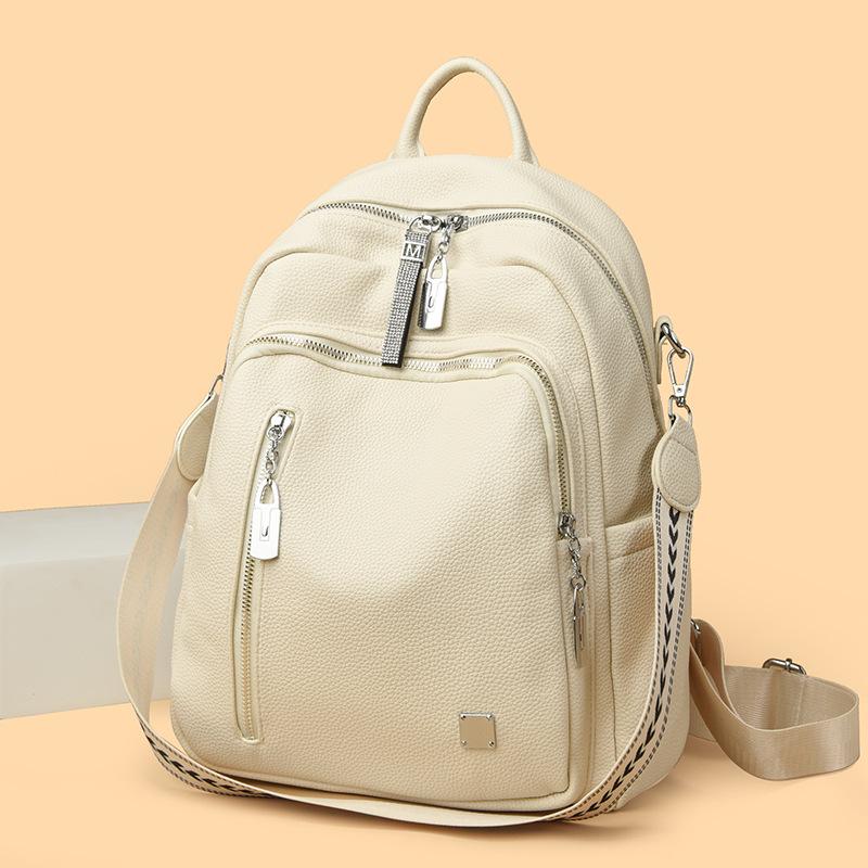 Large-capacity Double-shoulder Bag - Women's Versatile Travel Backpack with Multi-functional Single Shoulder Strap