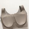 Large Size Lingerie Women's Thin Seamless Vest Style Bra with Gathered Accessory Breasts To Prevent Sagging Bra