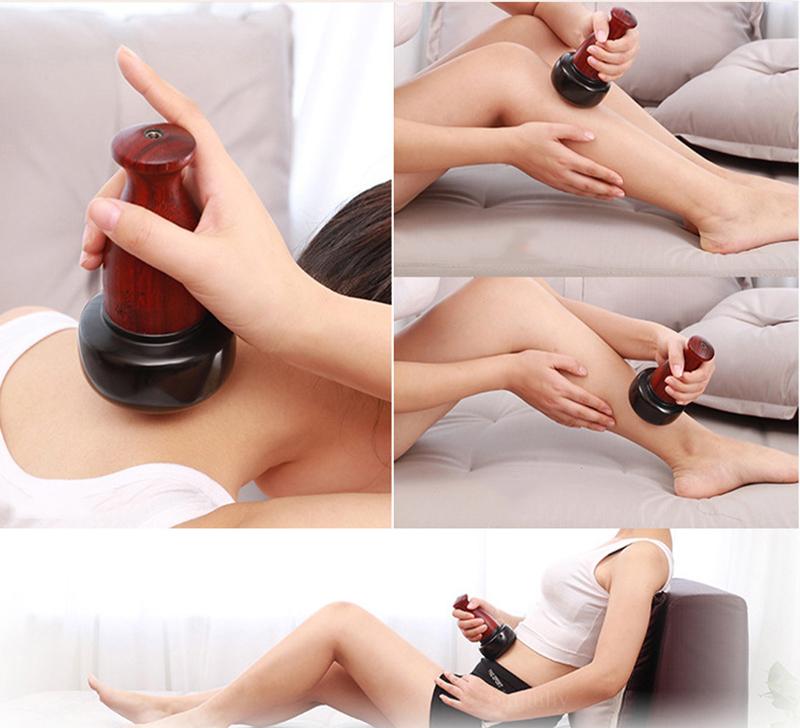 Natural Electric Bianstone for Face Back Gua Sha Massager Slimming Body Skin Lift Care Spa Meridian Dredging Muscle Massage Tool
