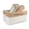 Free Custom Basket Cat Dog Toy Print Name Pet Storage Box DIY Toys Clothes Accessories Foldable Organize Customized
