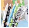 ST Head Erasable Pen - 0.5mm Quick-Dry, Heat Erase, Clickable for Students, Blue/Black