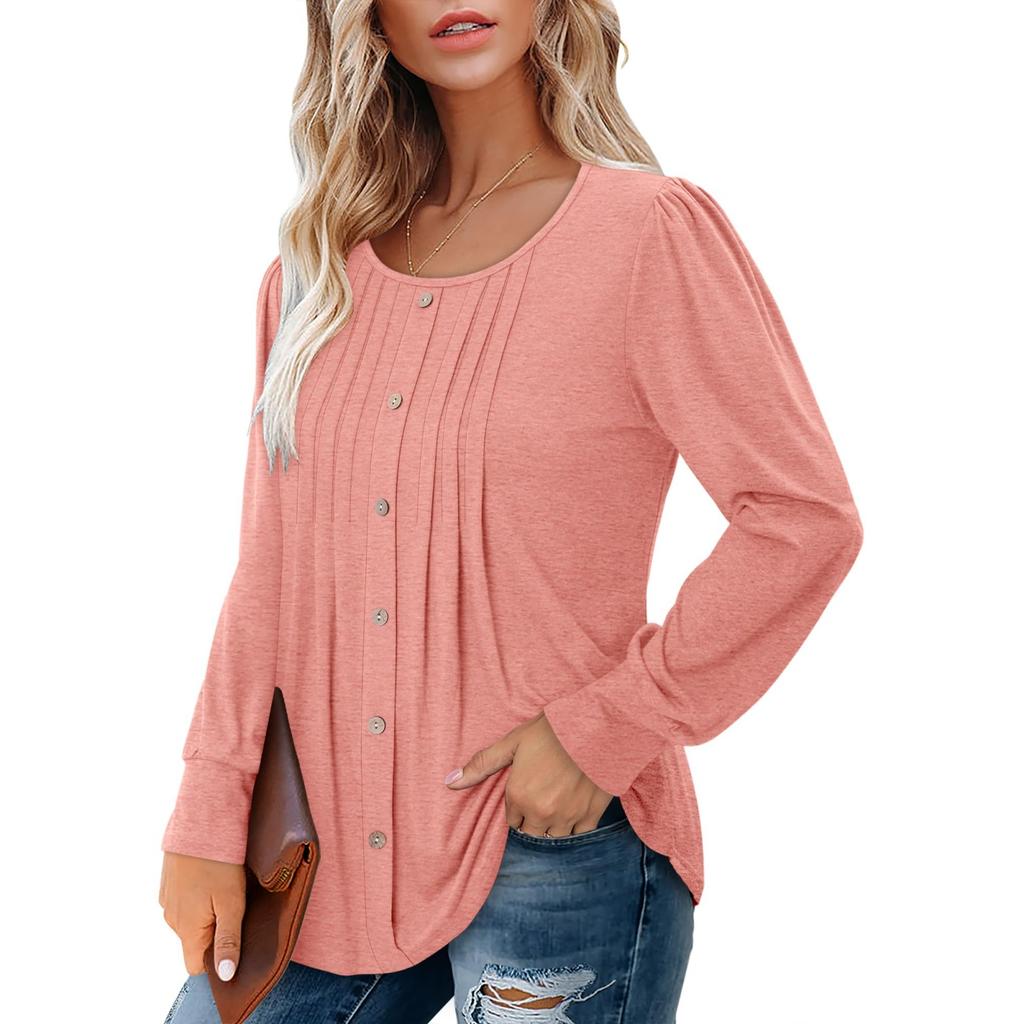 Fashionable Women's Long Sleeved Casual Loose Top