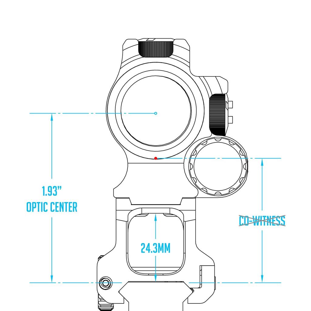 Scalarworks LEAP10 Aimpoint Duty RDS 1.93 Mount [Parallel Import]