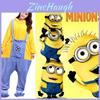 Cozy Fleece Minion Onesie Cartoon Pajamas For Families Soft Comfortable Homewear