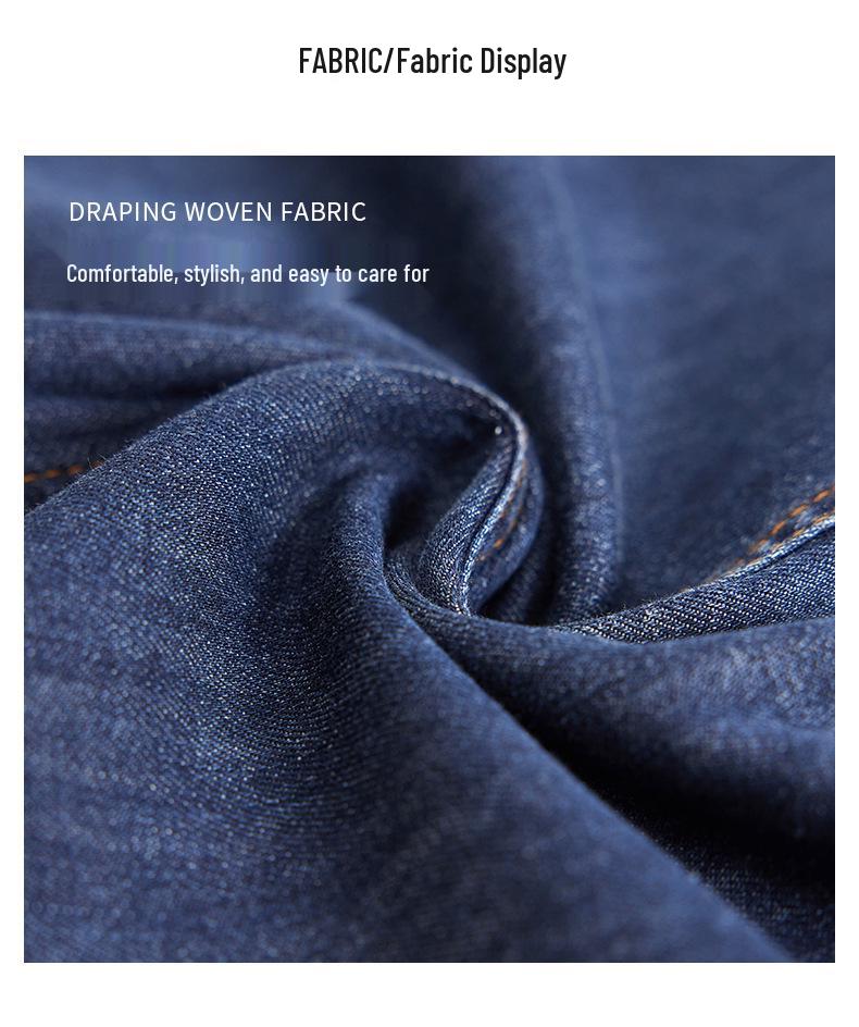 Damen Freizeit Denim Patchwork Zweiteiler Kleid - 2025 Sommer Übergröße, Schicker Stil für Mütter mittleren Alters