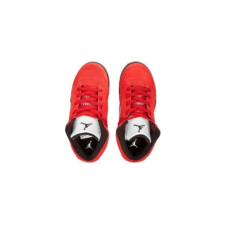 Air Jordan 5 Retro TD Raging Bull 2021 Baby Sneakers Red Varsity-Red Black 440890-600