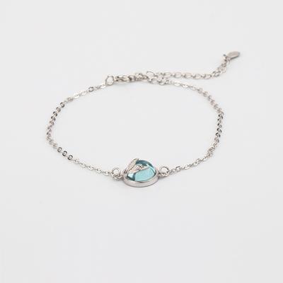 925 Sterling Silver Adjustable Link Chain Mermaid Charm Bracelets & Bangle For Women Jewelry Sl326