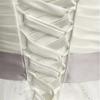 Laccio in Pizzo Satinato da 2,8 metri per Schiena a Corsetto Abiti da Sposa Kit 110 Pollici di Lunghezza Accessori Abiti da Sera