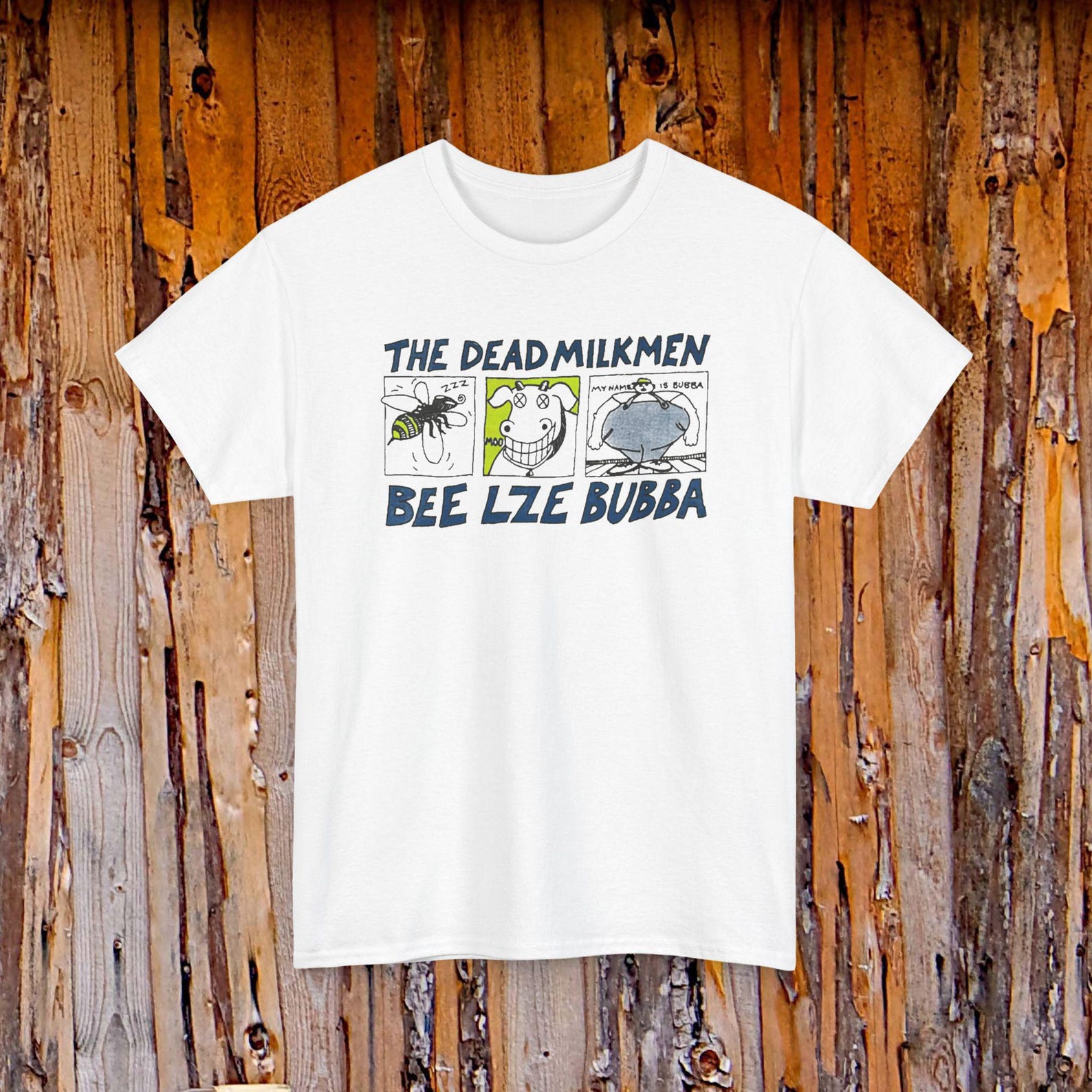 The Dead Milkmen Beelzebubba PUNK ROCK Logo Tee | Music Shirt L