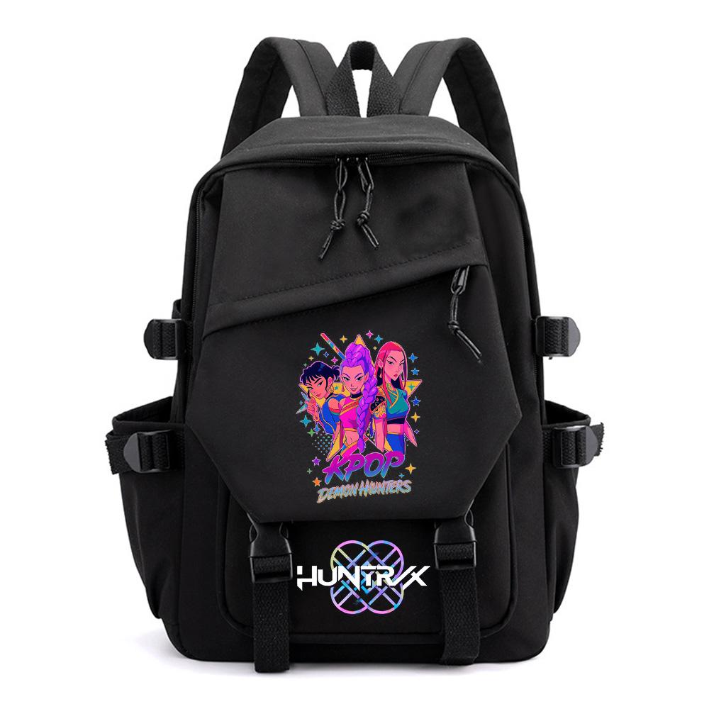 Cartoon Kpop Dämonenjäger Bedruckter Rucksack für Teenager Jungen Mädchen Schultasche Kinder Schüler Wasserdichter Buchrucksack Frauen Wasserdichte Reisetasche Kindergeschenk