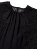 Lace Embroidery Dress CWFO195041 BLK Japan 36 To Japanese Size [Selford] Women's (equivalent 7)
