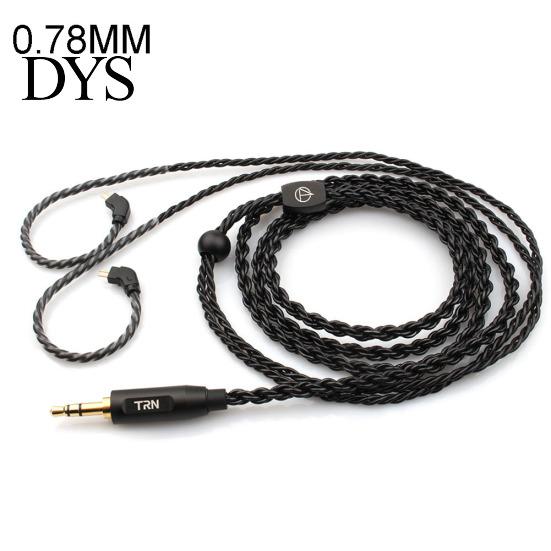 TRN 0.75mm/0.78mm/MMCX Replace Braided Wired Earphone Headphones Cable Cord Wire