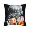 Federa per Cuscino Chris Brown Album Breezy-Music Rapper Federa Personalizzata per Cuscino per Divano Letto Soggiorno Federe Vintage