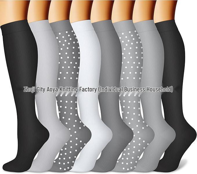 Cross-border Over-the-Knee Compression Yoga & Sport Socks Set