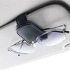 Universal Car Sunglasses Holder Magnetic Eyeglass Hanger Clip Magnetic Leather Eyeglass Hanger Clip Car Accessories