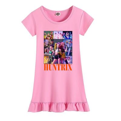 שמלת קיי-פופ קז'ואל לילדות, ציד מכשפות, שמלת בית לשינה לבנות בקיץ