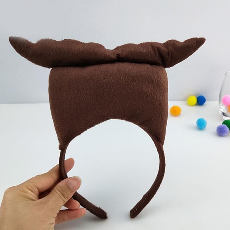 Cute Stuffed Animal Shape Hairband Women Spa Wash Face Makeup Skincare Headbands for Photography Halloween Hairband
