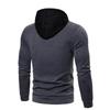 Men's Hooded Color-blocked Casual Sweatshirt, New Autumn Style, Fashionable Loose-fitting Jacket