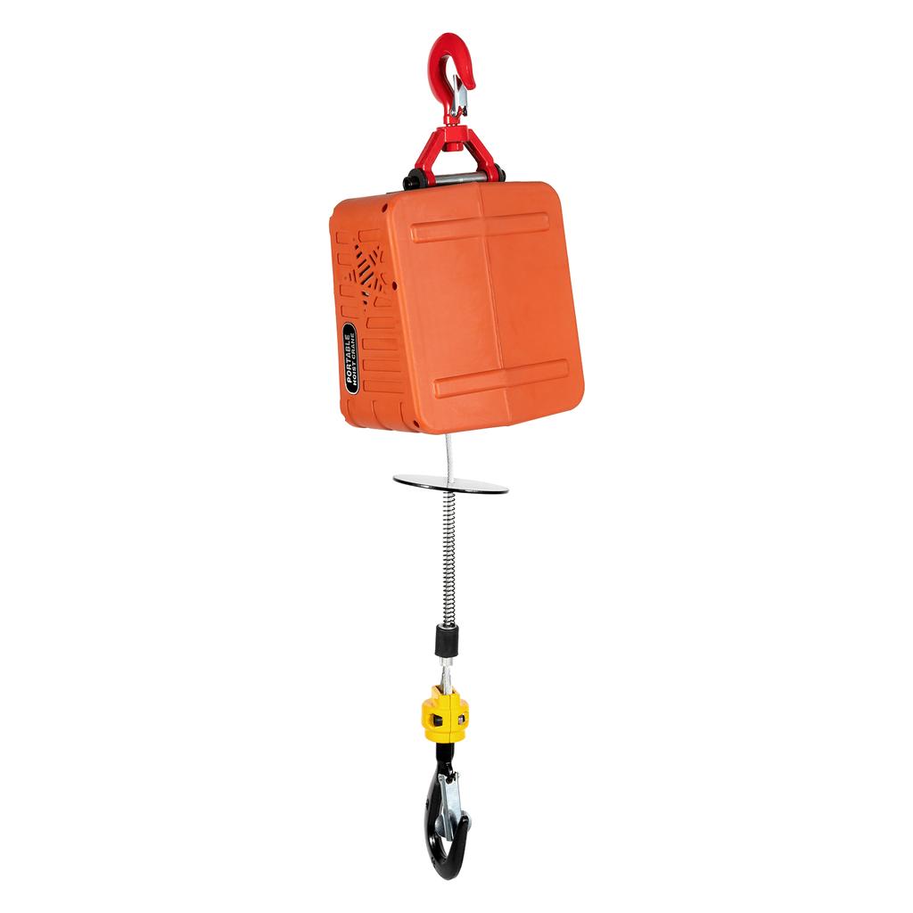 3-in-1 Electric Hoist Winch, 1100 lbs 1500 W 110 V Power Winch Crane, 25 ft Lifting Height, w/Wire and Wireless Remote Control