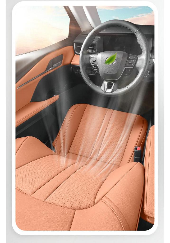 Toyota Avalon Car Seat Cushion - All-Season, Full Coverage, Breathable Leather, Hybrid Compatible