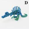 3D Printed Echinosaurus Dinosaur Movable Dragons Figurine Multi-Color Gift For Kids Birthdays Creative Home Decor