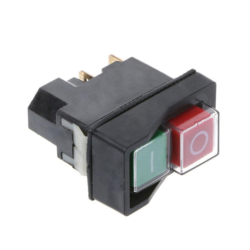 IP55 Waterproof Push Button Switch Electromagnetic Switch 4 Pin 16A Magnetic Starter Power Tool Safety Switches