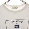 Maison Kitsune Print Short Sleeve T-shirt S White System Men's Used