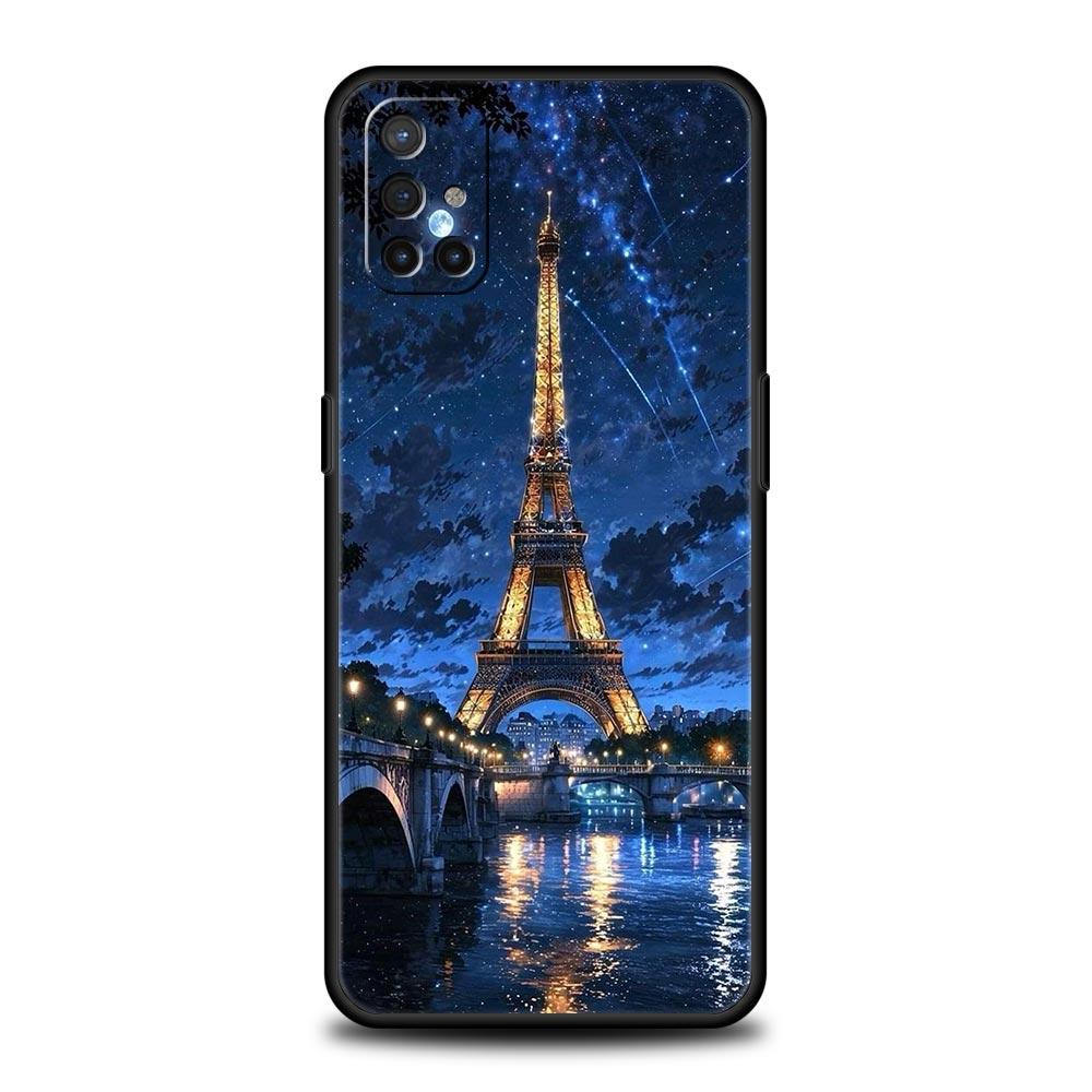 Phone Case For OnePlus 15 13 12 11 10 9 8 7T Pro 13T 13R 12R 10R 9RT 8T Nord 2T CE 2 3 5G Lite Cover Red Umbrella Eiffel Tower