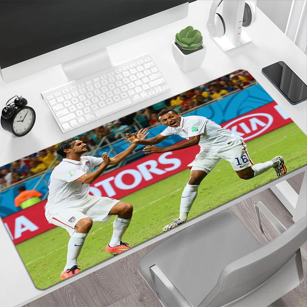 Football Players Gaming Mouse Pad Office Mouse Mats Computer Desk Keyboard Mat Non-Slip Rubber Base Computer Decor Item Office Use