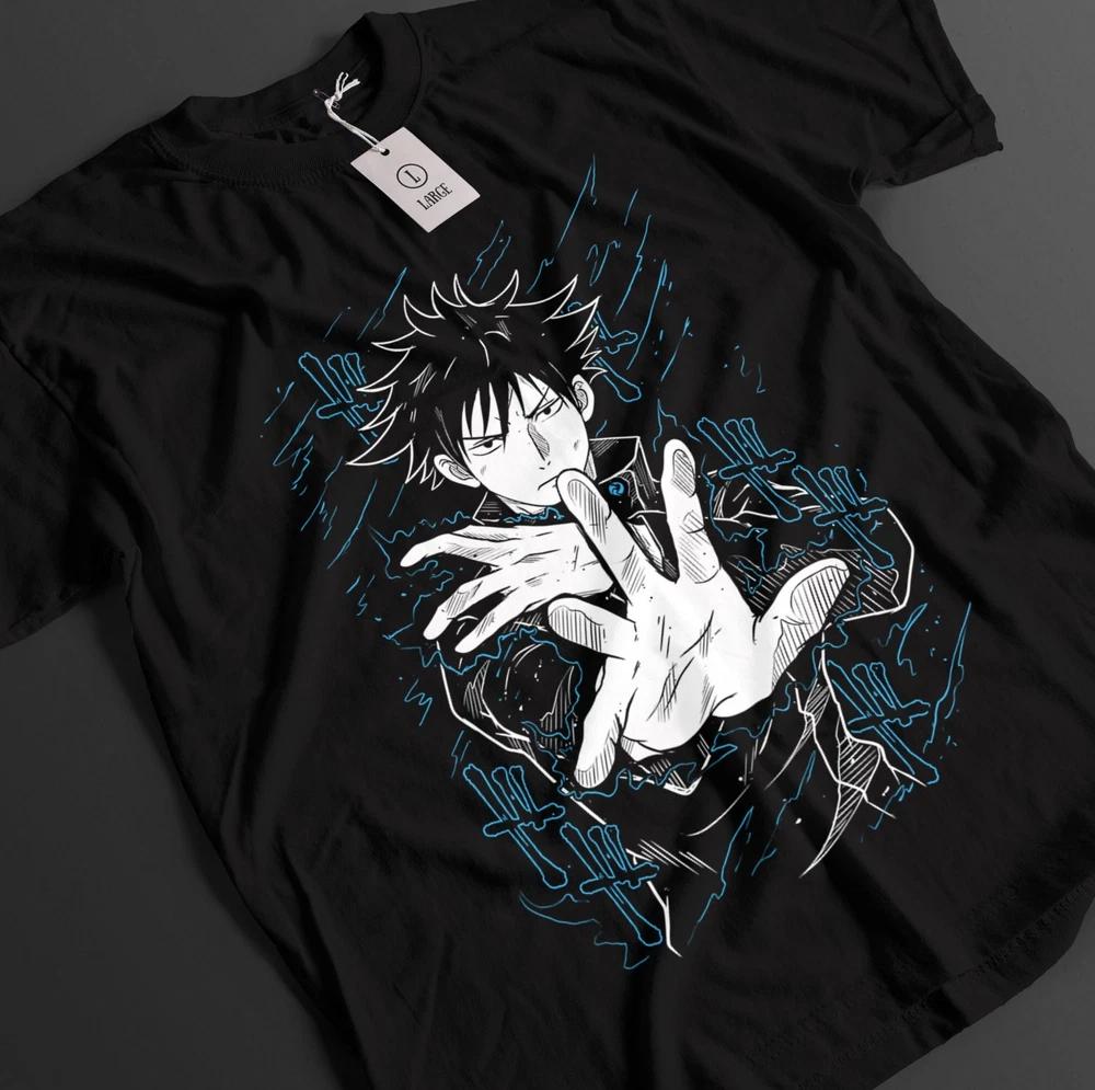 Jujutsu Kaisen Shirt Megumi Fushiguro TShirt Gojo Toji Top JJK Anime Mahoraga S