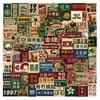 145Pcs/Set Retro HongKong Label Mini Diary Manual Stickers DIY Scrapbooks Album Decor Decals Stickers