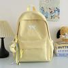 Schoolbag Wholesale High Value Bow Lightweight Small Backpack Japanese Ins Simple High School Student Schoolbag Versatile Backpack