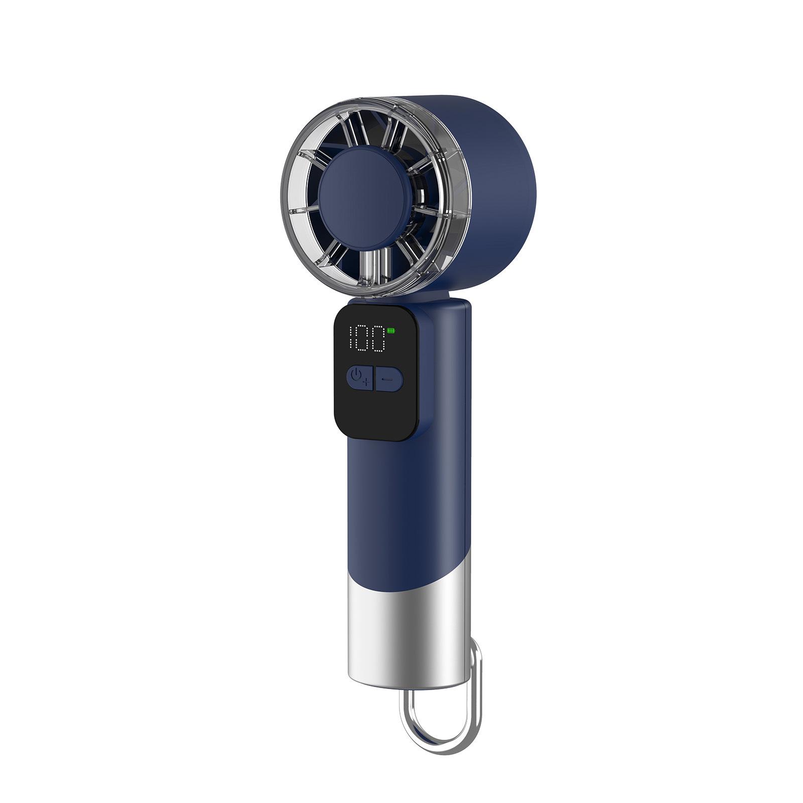 Mini Air Cannon: Powerful Handheld and Desktop Cooling Fan 49.6*51*147mm