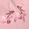 1 Pair Bondage Bowknot Small Bell Nipple Clamps Exotic Accessories Sexy Metal Breast Stimulation Hairball Sex Toys For Women