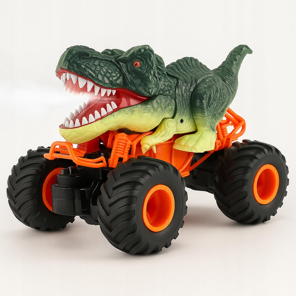 Samochód Dinozaur Na Pilot Sterowany T-Rex Efekty Wodne Led Off Road