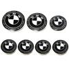 For M 7Pcs 82mm 74mm 56mm 45mm Used For The 50th Anniversary Of BMW/new Black And White Badge ABS Badge For Wheel Rim And Hub Cap