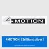 XJBRL1 Glossy Black 4MOTION Trunk Badge Emblem Compatible with Select VW Models Like Tiguan Touareg Golf Passat - Rear Lid Sticker