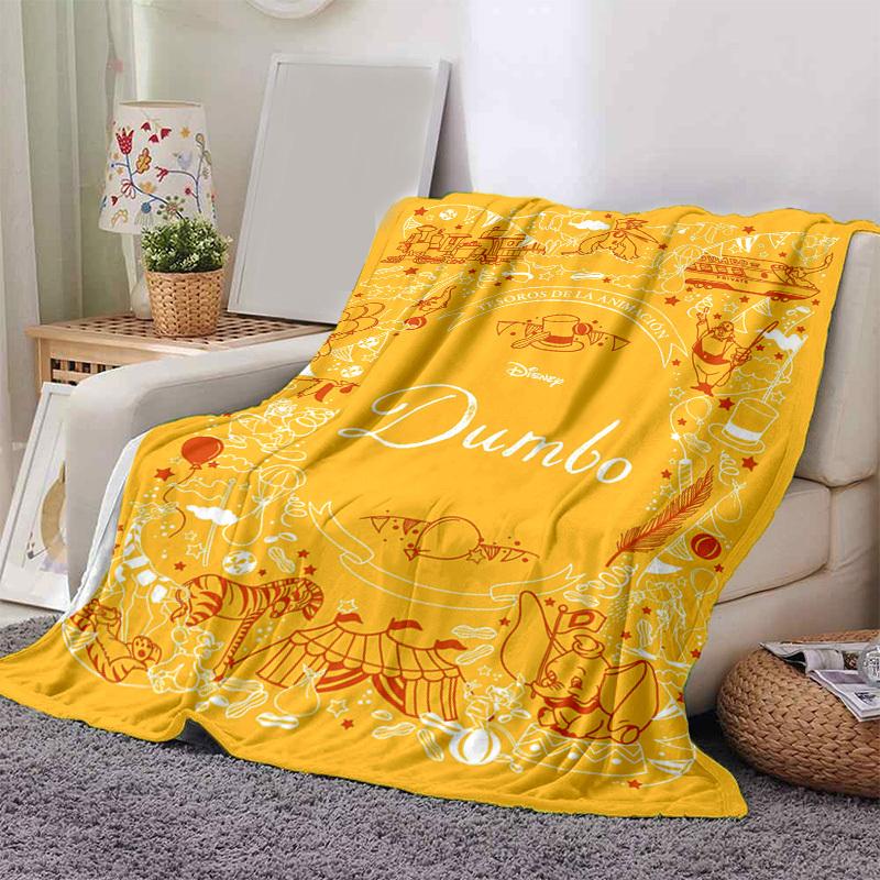 1pc, Cozy Dumbo Home Decor Blanket: A Perfect Gift for Your Bedroom, Living Room, or Travel, Flannel Throw Blanket, Sofa Blanket